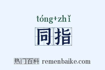 同指是什么意思的图片